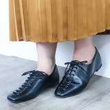 ブラック | スクエアトゥレースアップバブーシュパンプス ☆3024 | LibertyDoll