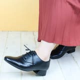 ブラック | スクエアトゥレースアップシューズ ☆3025 | LibertyDoll