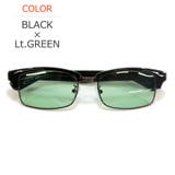 BLACK×Lt.GREEN | サングラス 伊達メガネ メンズ | MERRY PLEASURE