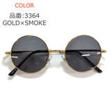 3364/GOLD×Lt.BROWN | サングラス 伊達メガネ メンズ | MERRY PLEASURE