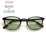 BLACK×Lt.OLIVE | サングラス 伊達メガネ メンズ | MERRY PLEASURE