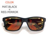 MAT.BLACK×RED.MIRROR | 偏光サングラス 釣り スポーツ | MERRY PLEASURE