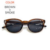 BROWN×SMOKE | 【全3色】 サングラス 伊達メガネ | MERRY PLEASURE