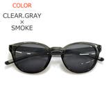 CLEAR.GRAY×SMOKE | 【全3色】 サングラス 伊達メガネ | MERRY PLEASURE