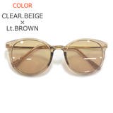 CLEAR.BEIGE×Lt.BROWN | サングラス 伊達メガネ メンズ | MERRY PLEASURE