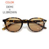 DEMI×Lt.BROWN | サングラス 伊達メガネ メンズ | MERRY PLEASURE