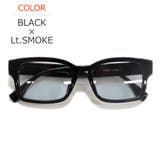 BLACK×Lt.SMOKE | サングラス 伊達メガネ メンズ | MERRY PLEASURE