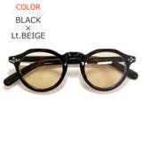BLACK×Lt.BEIGE | サングラス 伊達メガネ メンズ | MERRY PLEASURE