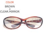 BROWN×CLEAR.MIRROR | 【全3色】 花粉症 メガネ | MERRY PLEASURE