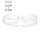 CLEAR×CLEAR | 【全3色】 花粉症 メガネ | MERRY PLEASURE