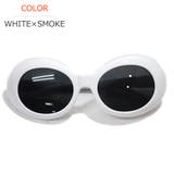 WHITE×SMOKE | サングラス 伊達メガネ メンズ | MERRY PLEASURE