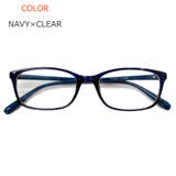 NAVY×CLEAR | 伊達メガネ サングラス オーバルタイプ | MERRY PLEASURE