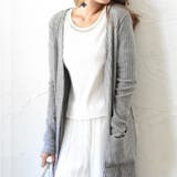 ロングカーディガン 秋 カーディガン | MiiDUE | 詳細画像6 
