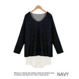 裾シフォン切替え♪シフォン ニット トップス | MiiDUE | 詳細画像8