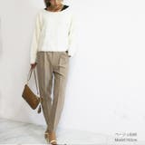 テーパードパンツ タックパンツ レディース | MiiDUE | 詳細画像19 