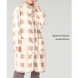 ベージュ×チェック | ルームウェア レディース 冬 | MiiDUE