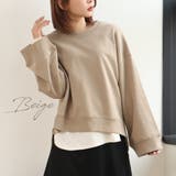 ワイドスリーブ プルオーバー トップス | MiiDUE | 詳細画像10 