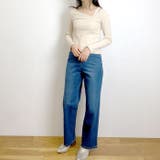 アシンメトリー トップス アシンメトリーリブニット | MiiDUE | 詳細画像13 