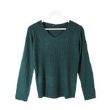 ニット レディース トップス Vネック セーター 長袖 リブニット | MiiDUE | 詳細画像11 