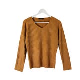 ニット レディース トップス Vネック セーター 長袖 リブニット | MiiDUE | 詳細画像14 