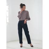 ブラックネイビー | デニムパンツ ストレッチ デニム | MiiDUE