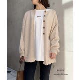 ベージュ | 前後2way ニット トップス | MiiDUE