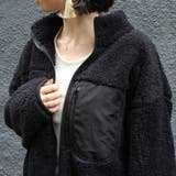 ボア ボアジャケット ブルゾン ボアブルゾン ジャケット レディース | MiiDUE | 詳細画像13 