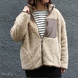 ボア ボアジャケット ブルゾン ボアブルゾン ジャケット レディース | MiiDUE | 詳細画像3 