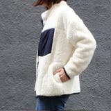 ボア ボアジャケット ブルゾン ボアブルゾン ジャケット レディース | MiiDUE | 詳細画像8 