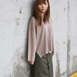 ニット レディース ゆるニット ニット Vネック 無地 | MiiDUE | 詳細画像9 