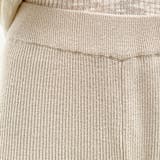 リブ ワイドパンツ フレアパンツ | MiiDUE | 詳細画像10 