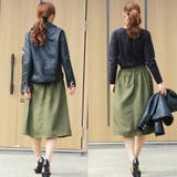 フレアスカート 秋冬 ミモレ丈 ミモレ丈スカート スカート ひざ丈 膝丈 | MiiDUE | 詳細画像5 