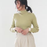 オリーブ | ショートタートル 春 ニット | MiiDUE
