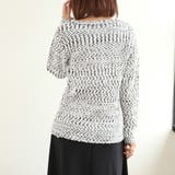 モールヤーンニット トップス セーター 長袖 レディース プルオーバー | MiiDUE | 詳細画像6 