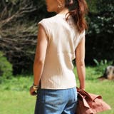 リブニット 半袖 フレンチスリーブ | MiiDUE | 詳細画像14 