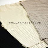 リブニット 半袖 フレンチスリーブ | MiiDUE | 詳細画像3 