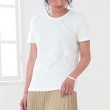 ホワイト | Tシャツ レディース 半袖 | MiiDUE
