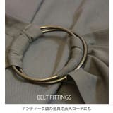 共ベルト付き シャツ 半袖 ブラウス レディース Vネック トップス | MiiDUE | 詳細画像4