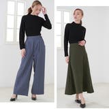 モックネック リブニット ハイネック ニット セーター レディース トップス | MiiDUE | 詳細画像10