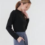 モックネック リブニット ハイネック ニット セーター レディース トップス | MiiDUE | 詳細画像13