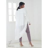 シャツワンピース ロング シャツブラウス 白 長袖 春 夏 マキシ レディース | MiiDUE | 詳細画像11