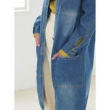 デニムコート デニムロングジャケット ロング | MiiDUE | 詳細画像4 