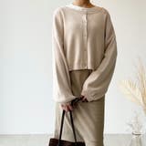 前後2way ニットカーディガン レディース | MiiDUE | 詳細画像8 