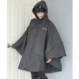ブラック | レディース レインポンチョ レイングッズ | mili an deni