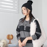 ファー取り外しケーブルニットキャップ ニット帽 ラビットファー | mili an deni | 詳細画像19 