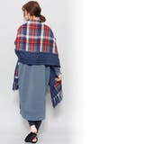 ケーブルニット切り替えマフラー 大判 マフラー | mili an deni | 詳細画像13 