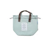 スモーキーブルー | 保冷巾着ランチバッグ 保冷素材 バッグ | mili an deni