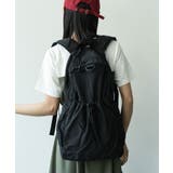 ブラック | ドロストーリングバッグ リュック バックパック | mili an deni