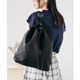 ブラック | ワンハンドショルダーバッグ ナイロン素材 サイドジップ | mili an deni