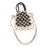 ブラウン | あみバッグ ロープショルダーバッグ 鞄 | mili an deni